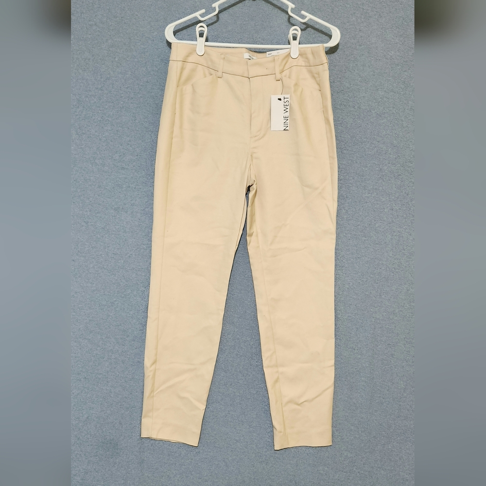 Nine West Slim Ankle Cream Chinos